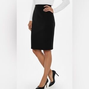 Liverpool Classic Black Pencil Skirt